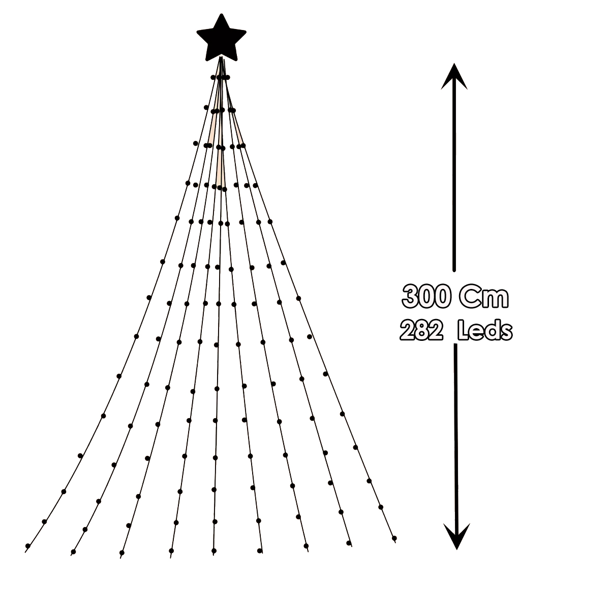 Miniatura 2 de Punta Estrella Con Cascada Caída De 3m